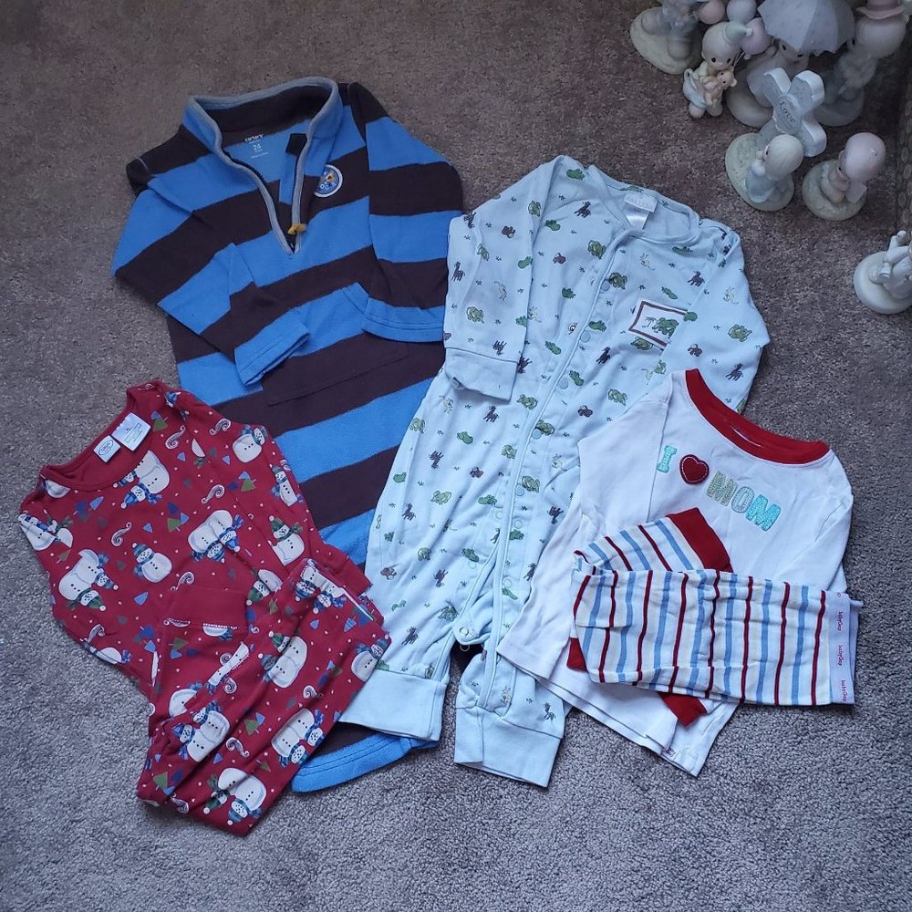 Toddler Pajama Sets Lot, Boys 18-24Mos